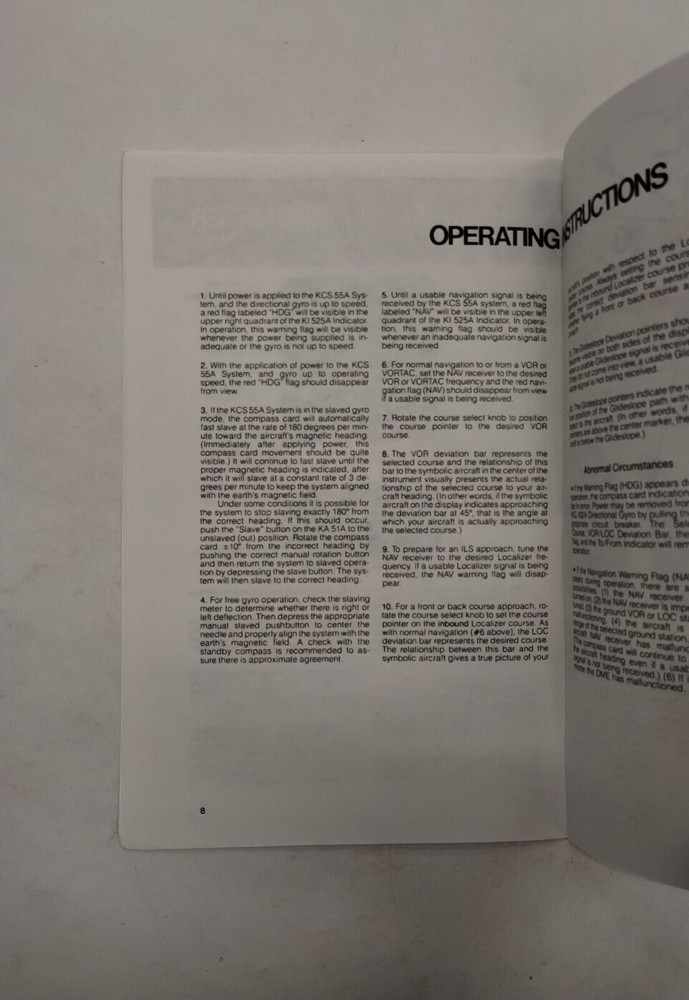 King KAP/KFC 200 Flight Control Systems Pilots Guide -Reproduction