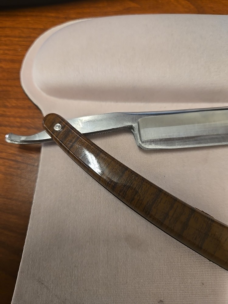 Alpha Outpost Folding Straight Razor - 9.5" Long NEW