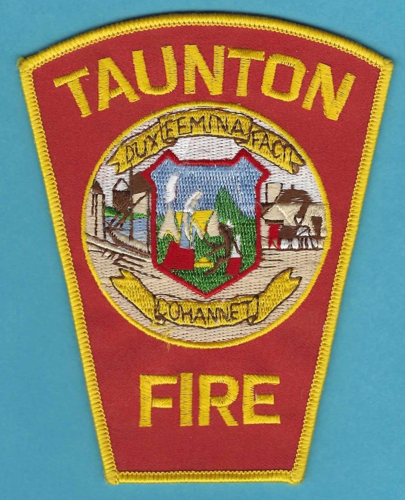 TAUNTON MASSACHUSETTS FIRE RESCUE PATCH