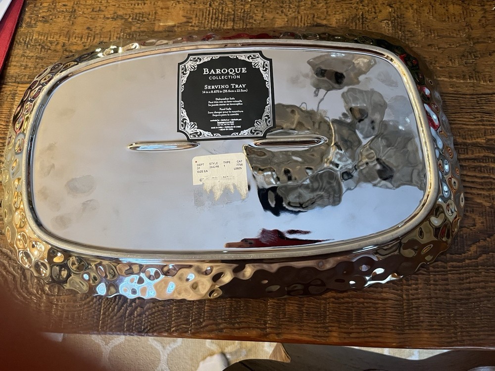 Beautiful Baroque collection 14x81/2 Serving tray