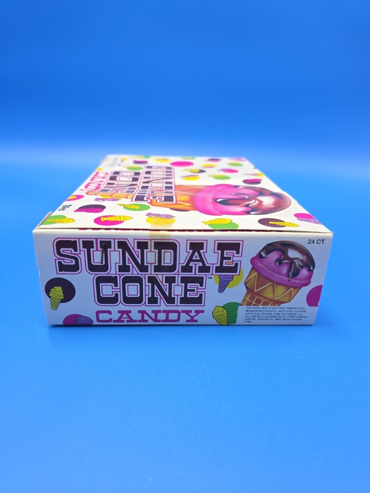 VTG 1982 Topps Sundae Cone Candy 24ct Full Case! NICE!!