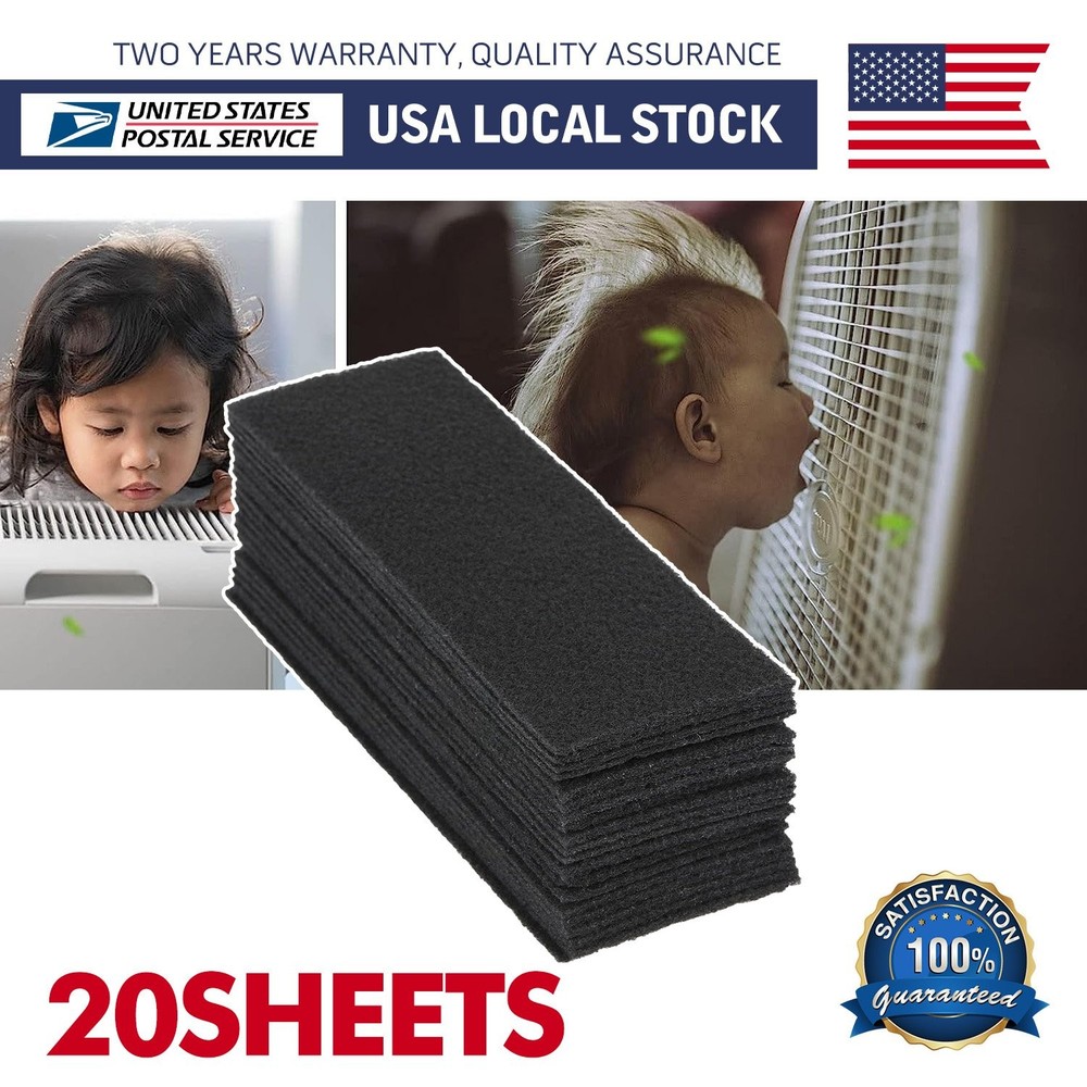 20Sheets 10" x 4"  Multi-Pack Cat Litter Box Filters for Extended Use