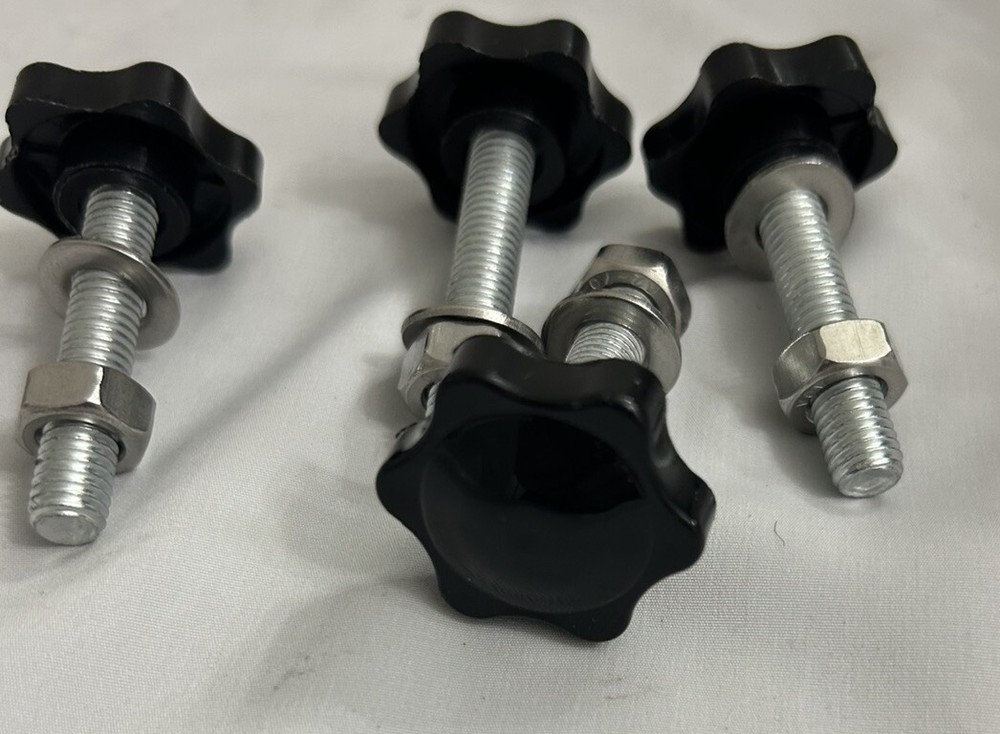 4-Openfy Thread Star Hand Knob Clamping Screw Knob Hand Tightening Knobs