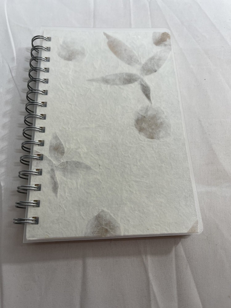 Pressed Leaves Blank 5x7 Lined Journal Unused