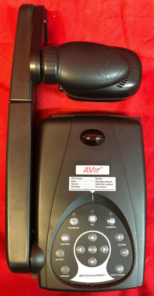 AVER Document Camera - POE3 - Overhead LED Head - WORKING - Great Condition!