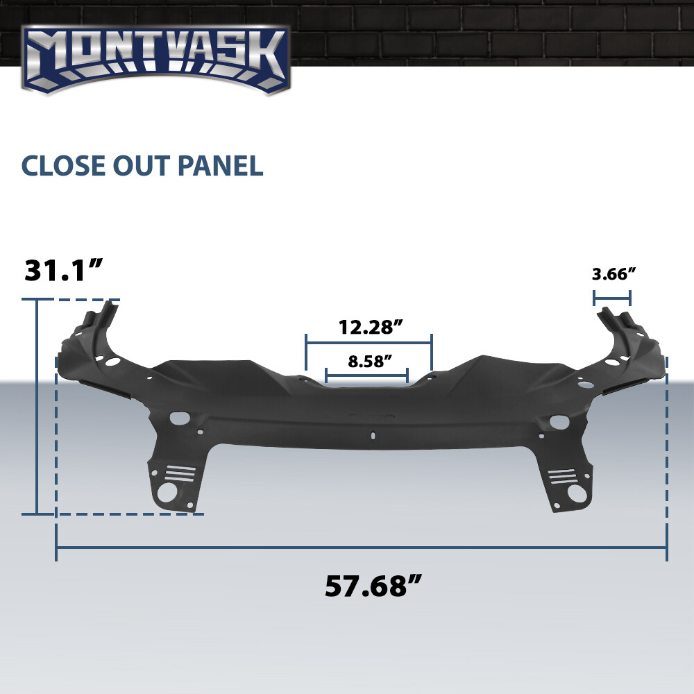 Fit For 2019-2022 Jeep Cherokee Radiator Core Upper Sight Shield Cover Panel