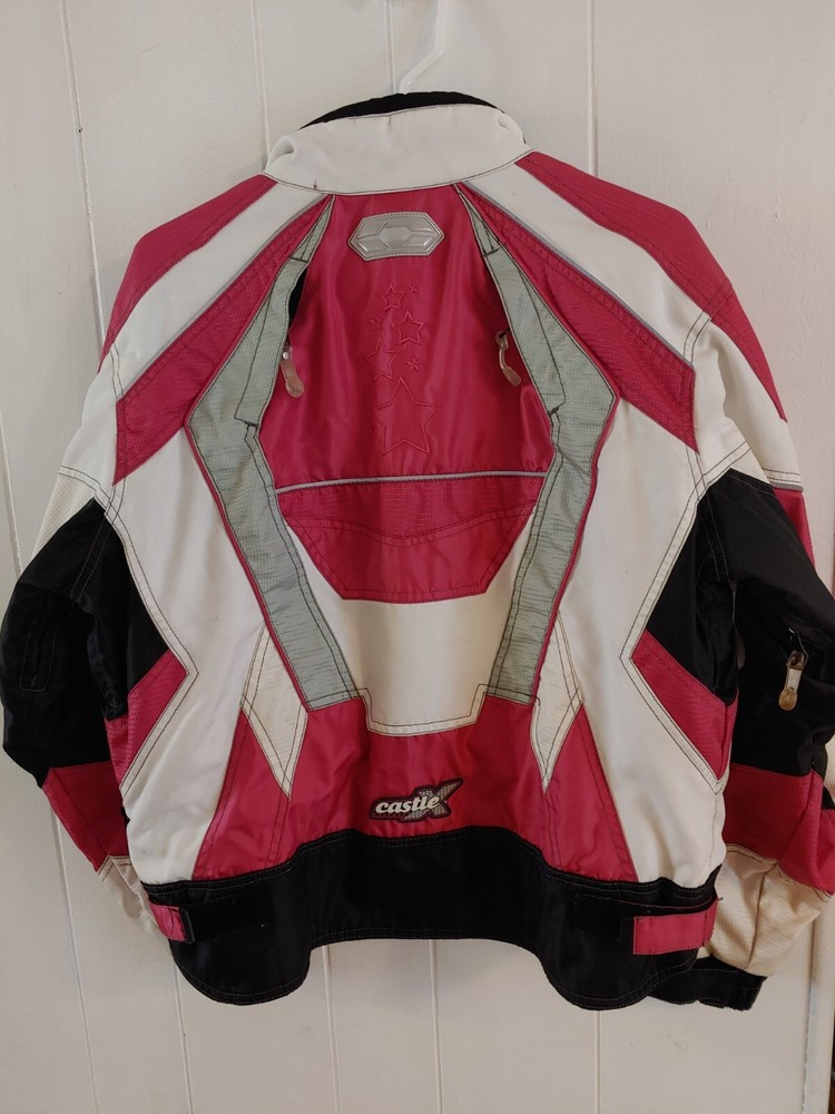 Castle X Pink Winter Snowmobile Jacket Womens Small