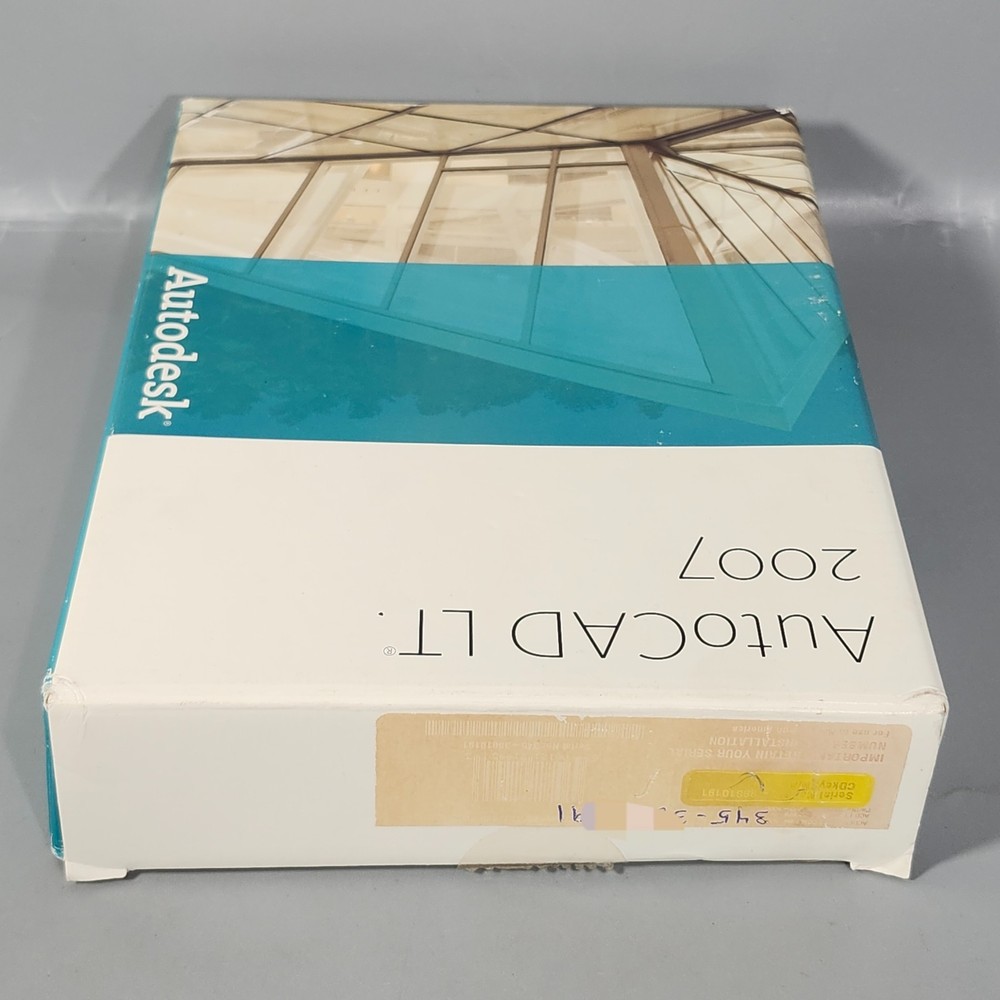 AutoCAD LT 2007 Autodesk Drafting Software in Box Serial Activation Key Untested