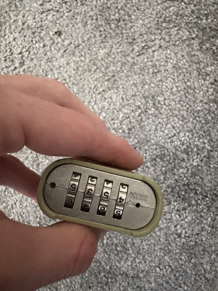 Master Lock -Steel 4 Dial Combo Padlock