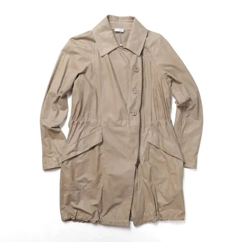 Brunello Cucinelli Leather Half Coat Official