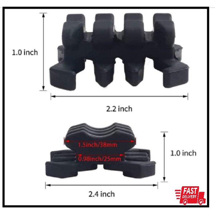 Bow Limb Dampeners for Compound Bow Crossbow Split Limb Stabilizer 2-Pack