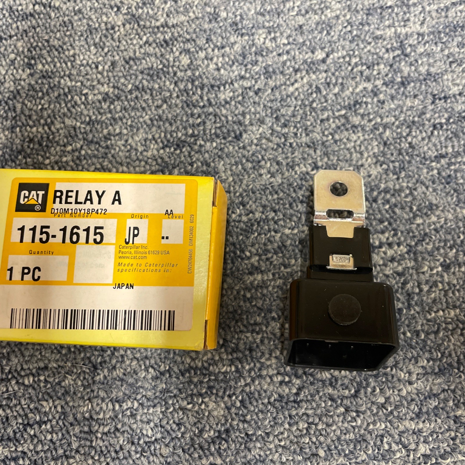 Caterpillar 12 Volt Relay 115-1615 Cat 1151615 Old# 3T-2172. NOS