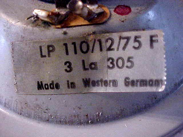VINTAGE SPEAKER 3 IN MIDRANGE GERMAN BLUE CONE