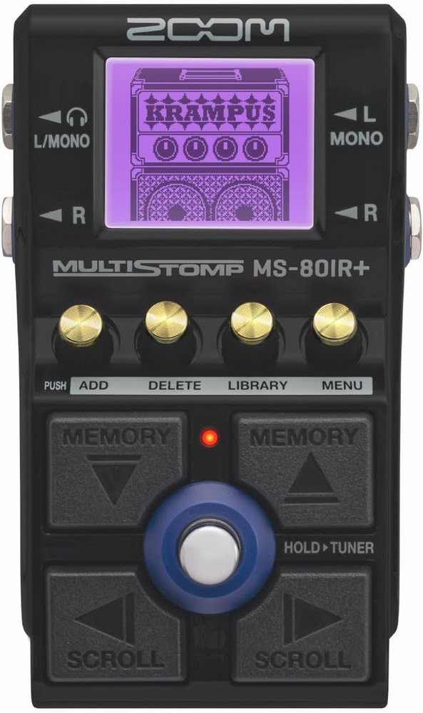 MS-80IR+ Multistomp Amp & Cabinet Modeler Pedal with 23 Amp Models, IR Loader, N