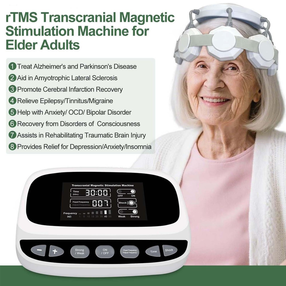 Brain Stimulation Machine for Parkinson and Tremor Relief with Timer Home Device