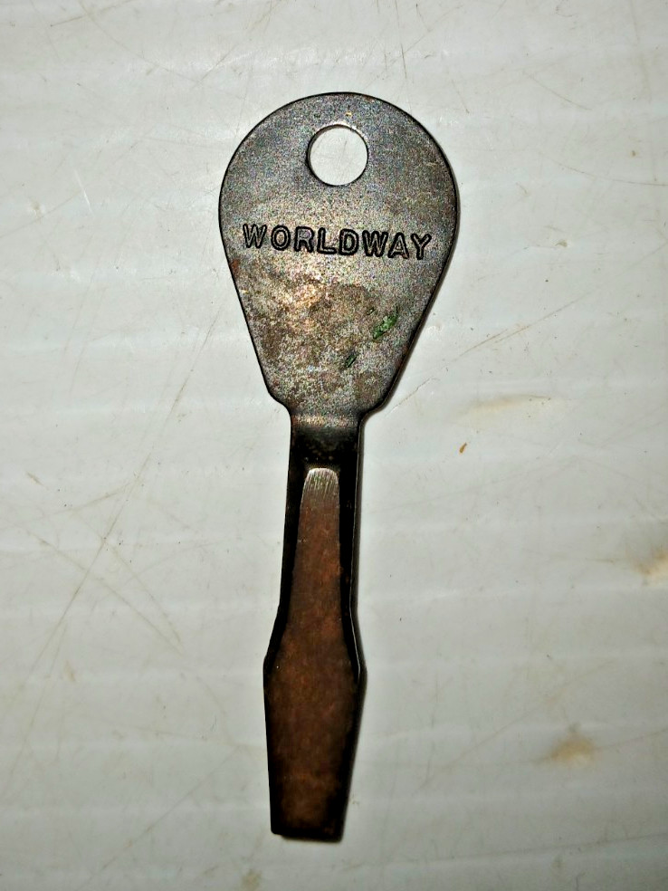 Vintage Worldway Keyring Flathead Screwdiver