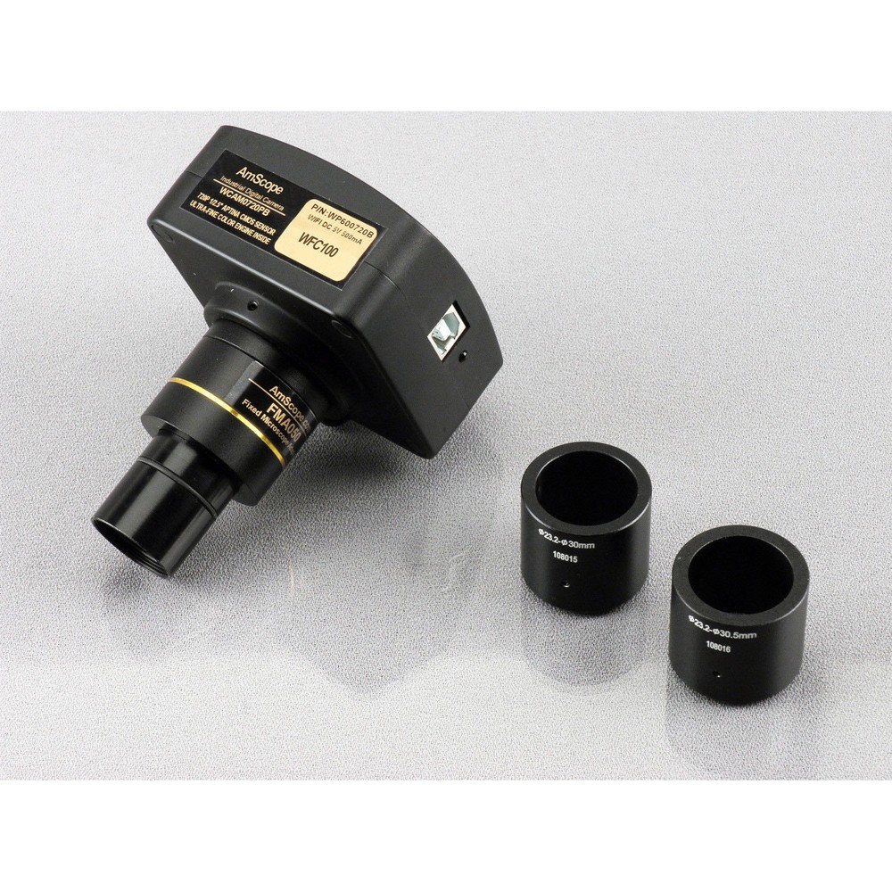 AmScope WF100 720p Wi-Fi Microscope Digital Camera + Software