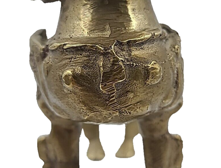 Brass Dragon Guardian Sculpture