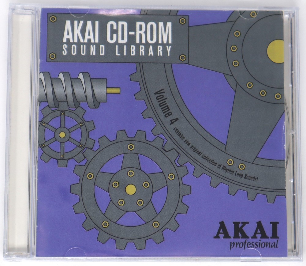 Akai Professional Sound Library Volume 4 Akai Format Sample Library Sampling CD