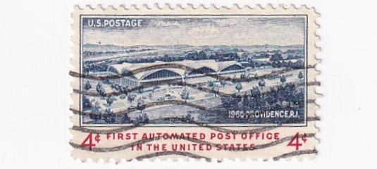 STAMP SCOTT 1164 "First Automated Post Office" 4 CENT 1960 USED - E