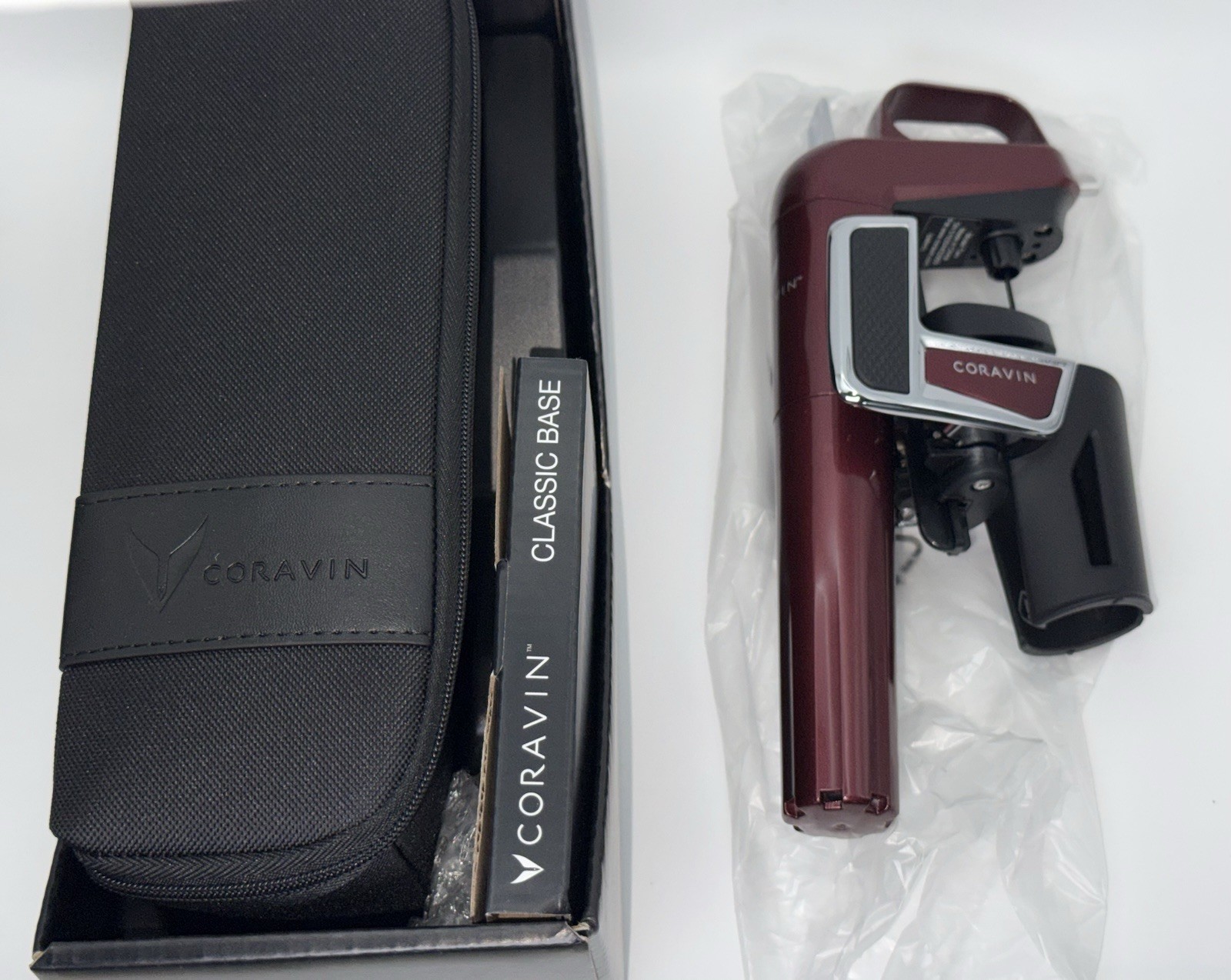 NEW! Coravin Model Two ELITE PRO BURGUNDY 112204 Wine Preservation Sys. NO CORKS