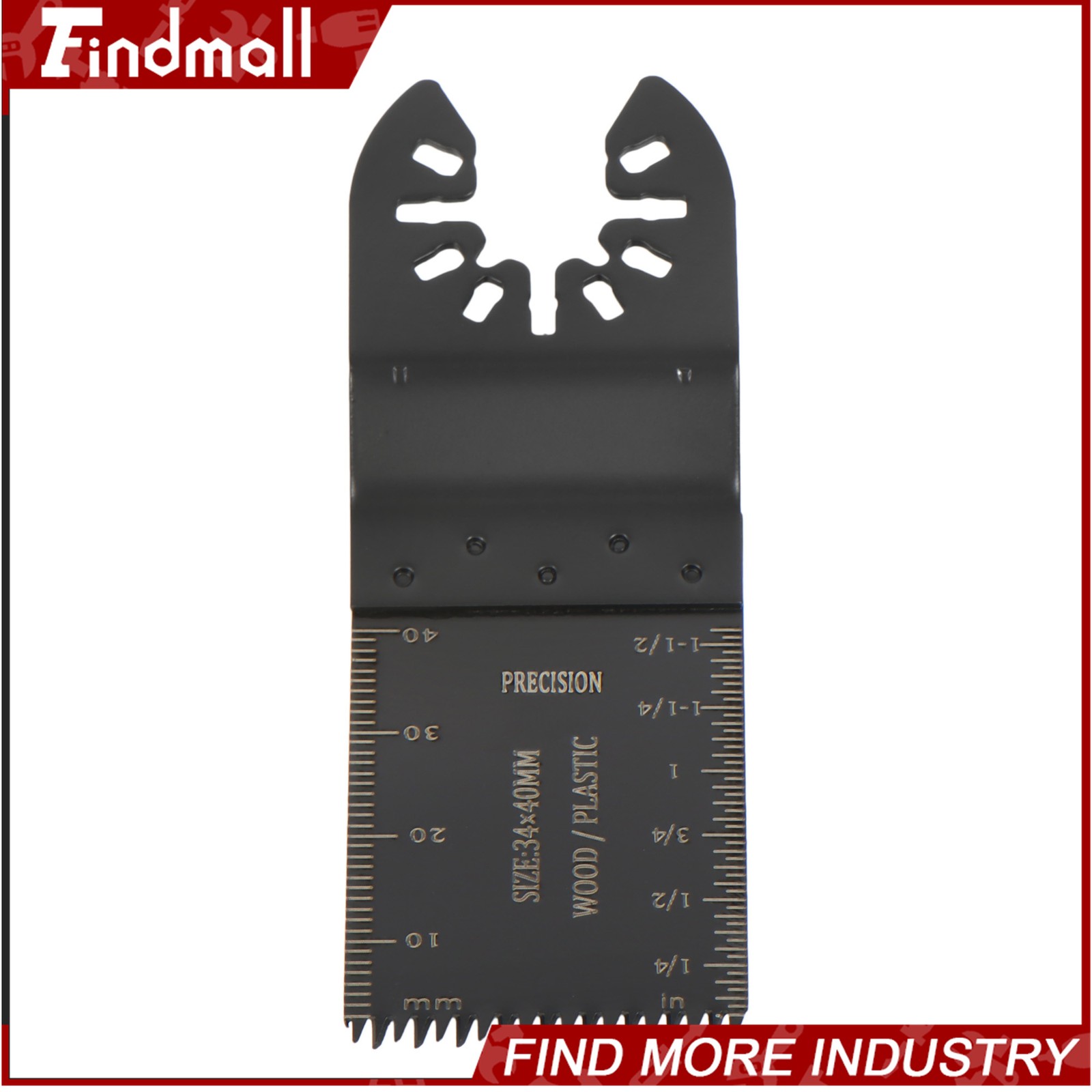 Findmall 110 PCS 6 Types Oscillating Saw Blades Multi Tool Blades for Soft Metal