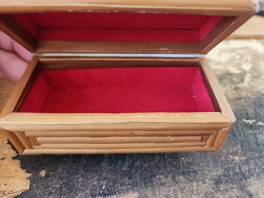 Bula Figi Souvenir Bamboo Small Trinket Box