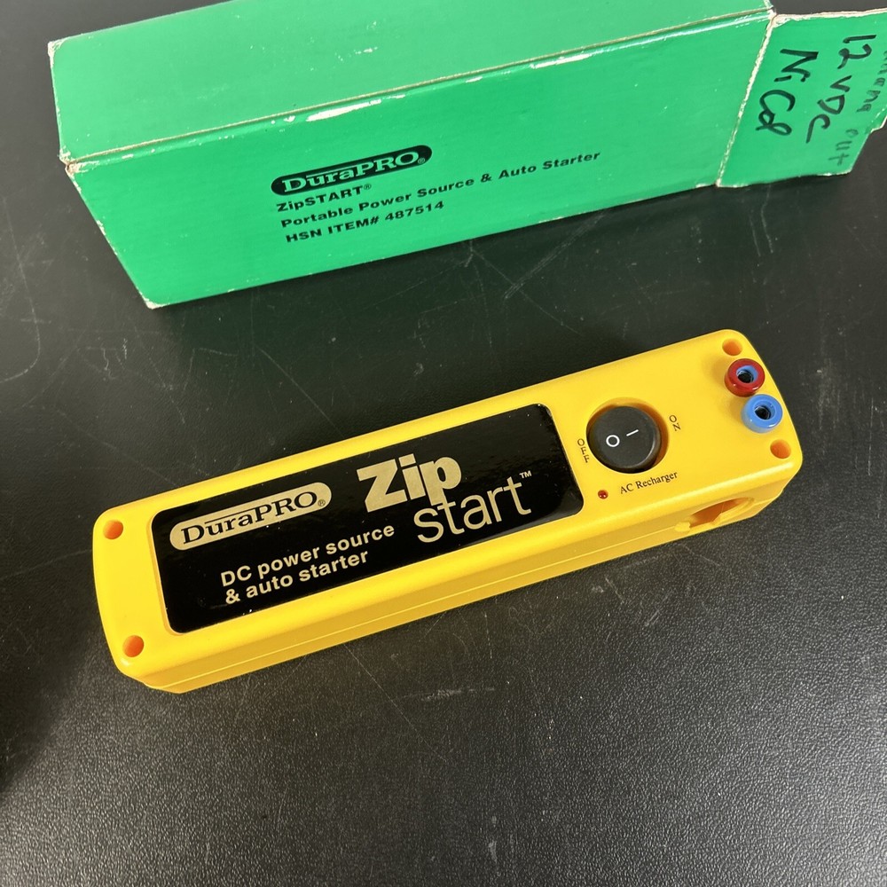 Dura Pro Zip Start 15-112 Power Source Untested Sold As Is