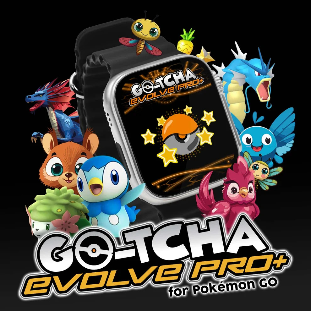 * POKEMON * GOTCHA EVOLVE PRO PLUS (BLK) AUTO CATCH - 2-4 Day Delivery
