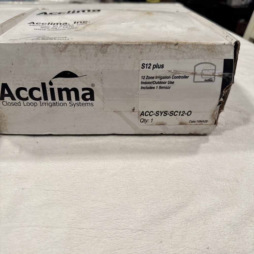 Acclimate Closed Loop Irrigation System S12 Plus 12 Zone Irrigation