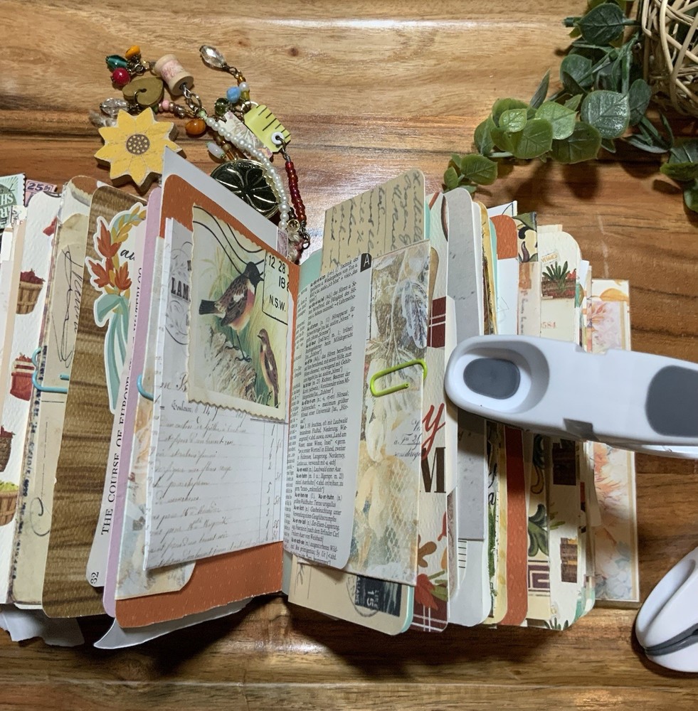Autumn Fall Handmade Junk Journal