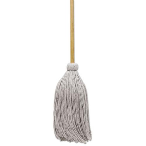 Boardwalk BWKCD50020S Mop Head, Cotton, Cut-end, White, #20 Handle Deck,