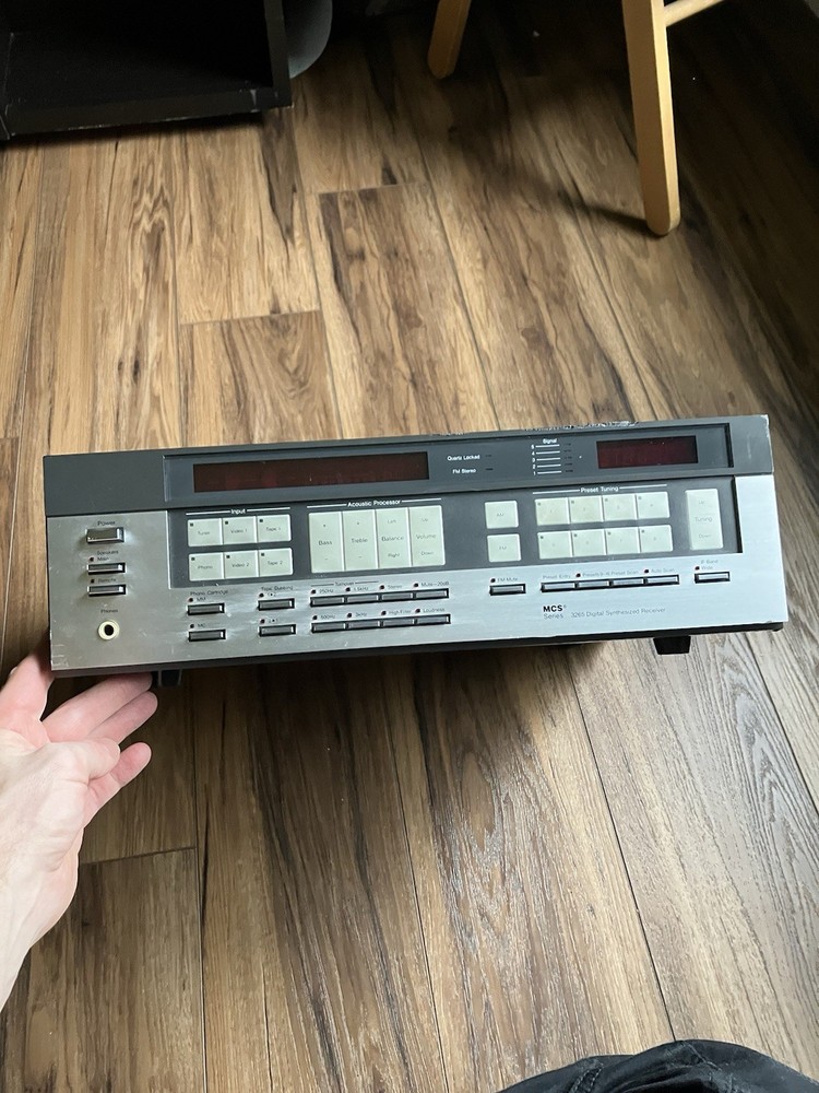 MCS 3625 Modular Component Systems Digital Synthesized Stereo Receiver Tested