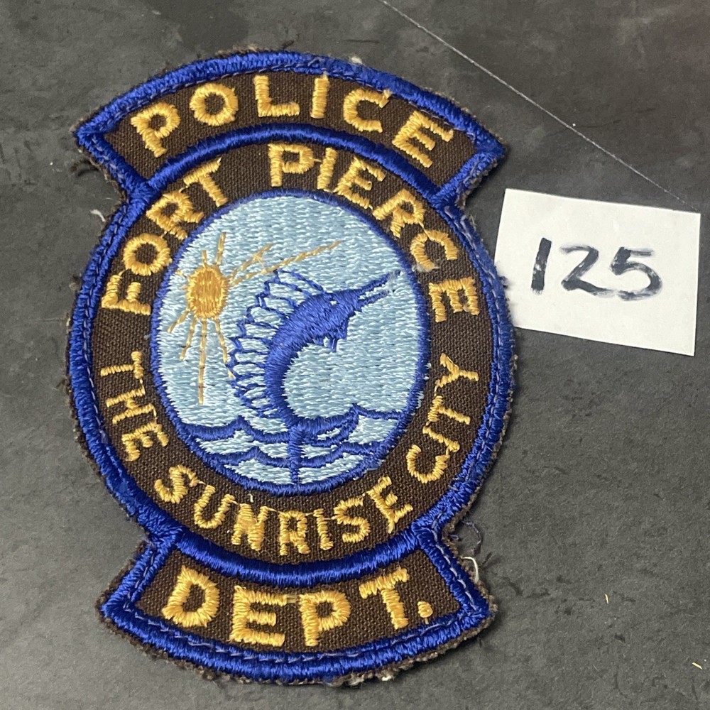 Fort Pierce FL Police Patch -125