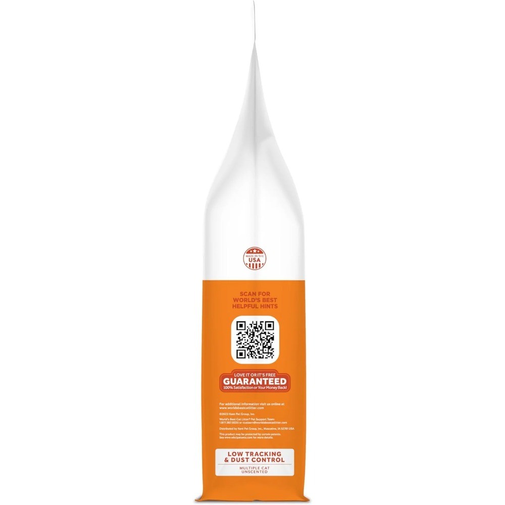 WORLD'S BEST CAT LITTER Low Tracking & Dust Control Multiple Cat Unscented