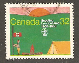 CANADA 1983 75th Anniversary BOY SCOUTS Single USED