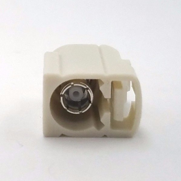 10pcs Auto Fakra Connector Straight Jack Crimp RG174 White Code B