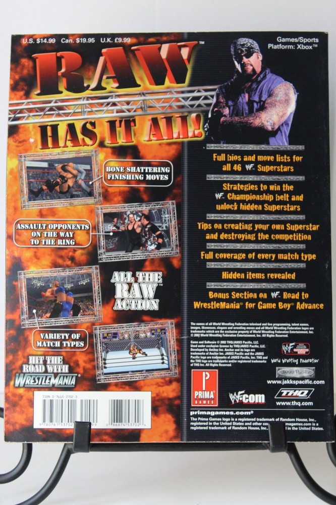 Prima Strategy Guide XBOX W F Raw