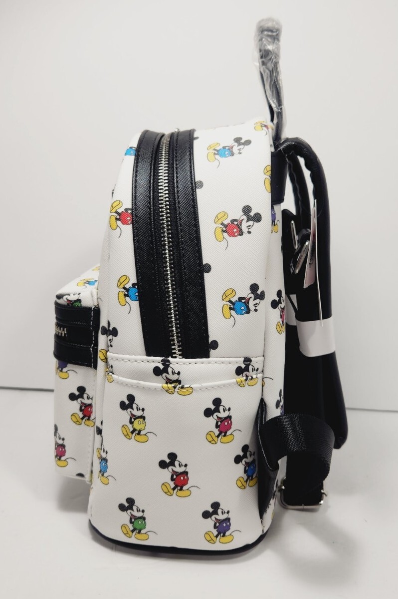 Disney Parks Loungefly Mickey Mouse All Over Mini Backpack NEW NWT FREE SHIPPING