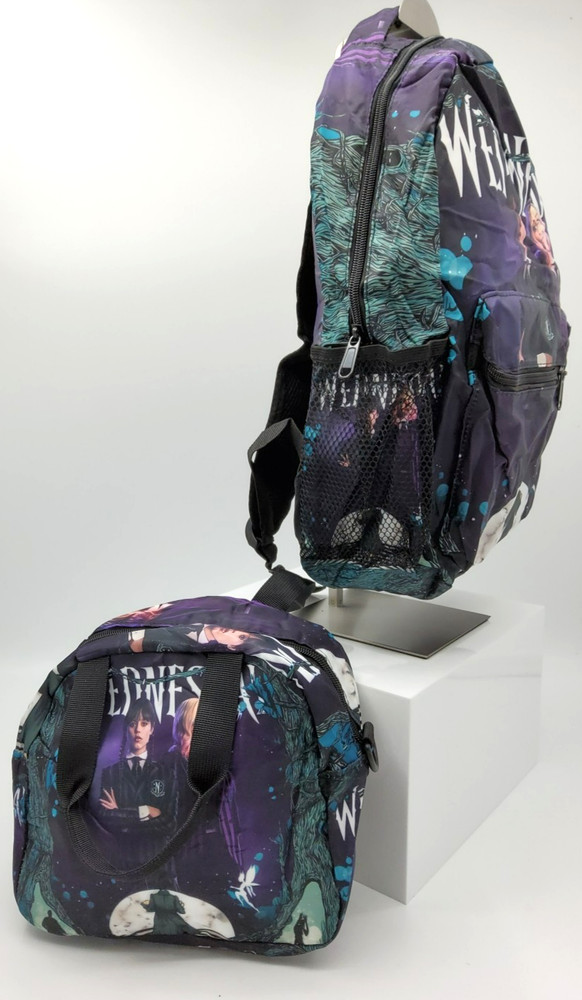 Wednesday (2-piece) Bookbag and Lunch Bag