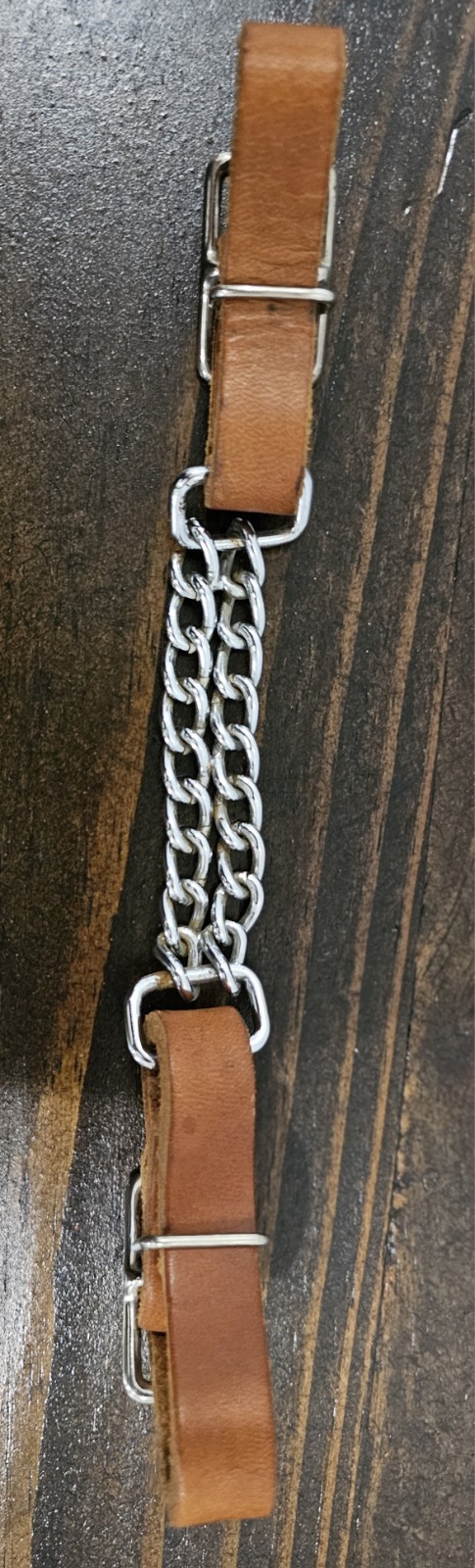New Leather with Chain Curb