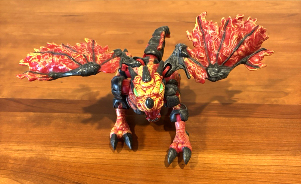 Mega Bloks Dragons Fire & Ice Flame Dragon Action Figure 9874