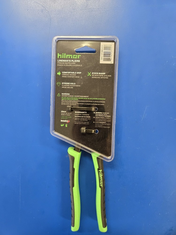HILMOR - 9.5 INCH LINEMAN'S PLIER - 1885411
