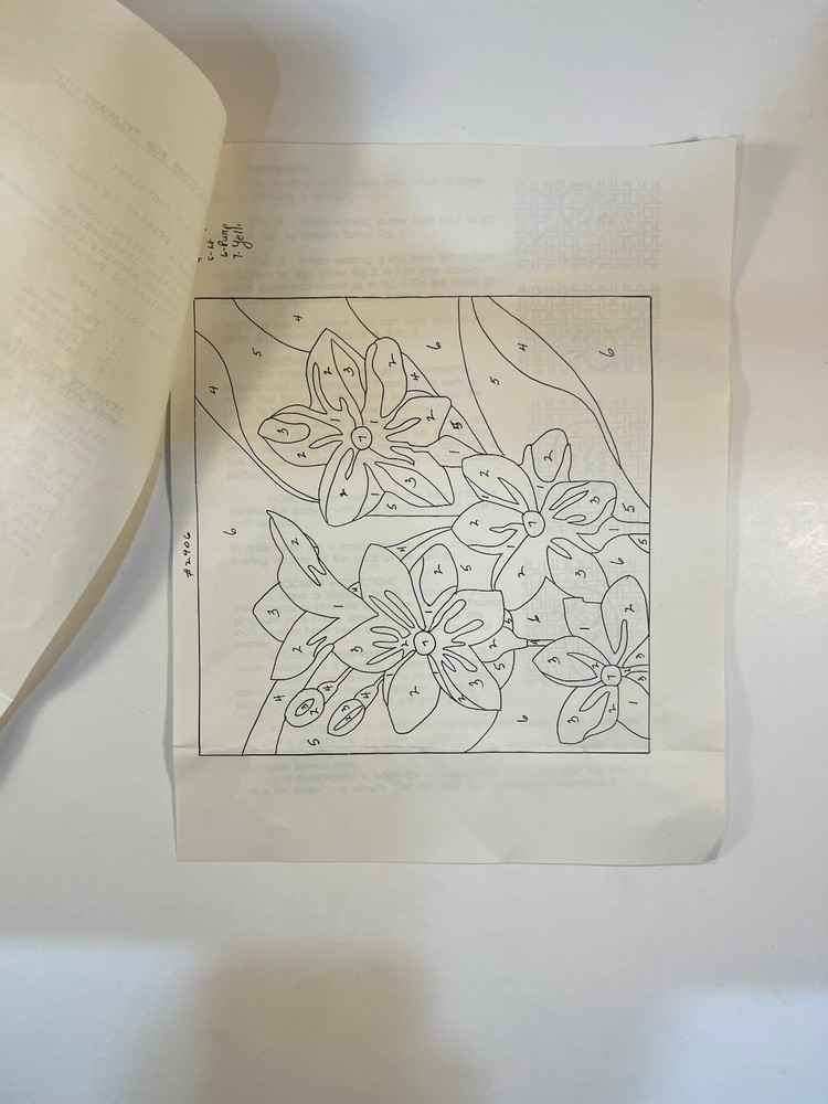 RK Designs Needlepoint Kit #RK2906 "Elegant Lily" - Started