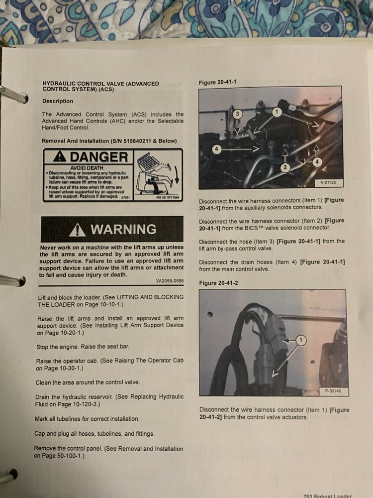 Bobcat t66 Skidsteer Loader Workshop manual & maint Manual Binder