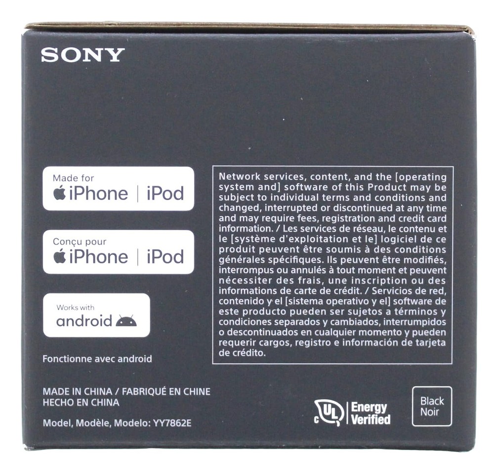 Sony Ult Power Sound Wireless Bluetooth Speaker (Black)