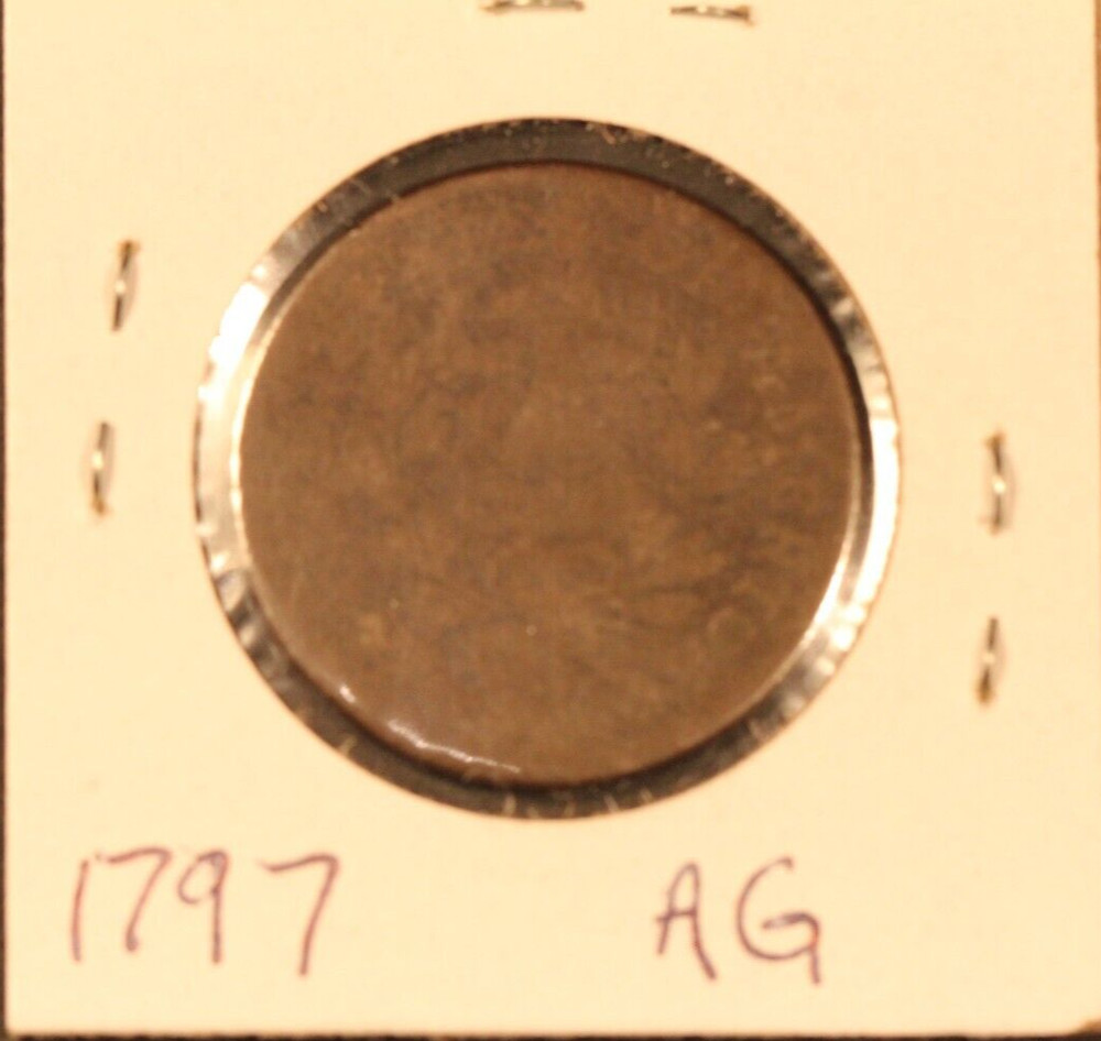 1797 DRAPED BUST / ABOUT GOOD / LARGE CENT U.S.