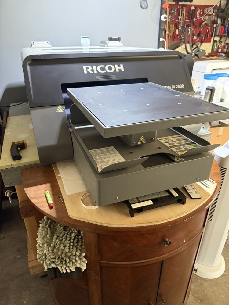 Ricoh Ri 2000 DTG Printer Used Garment Printer