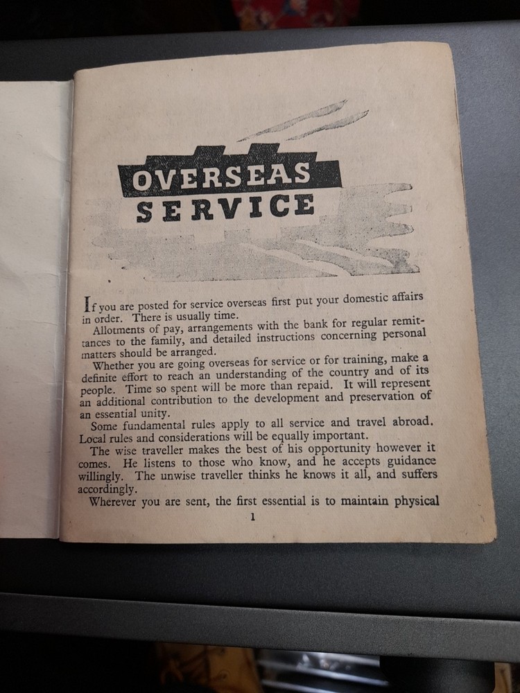 Ww2- Service Overseas