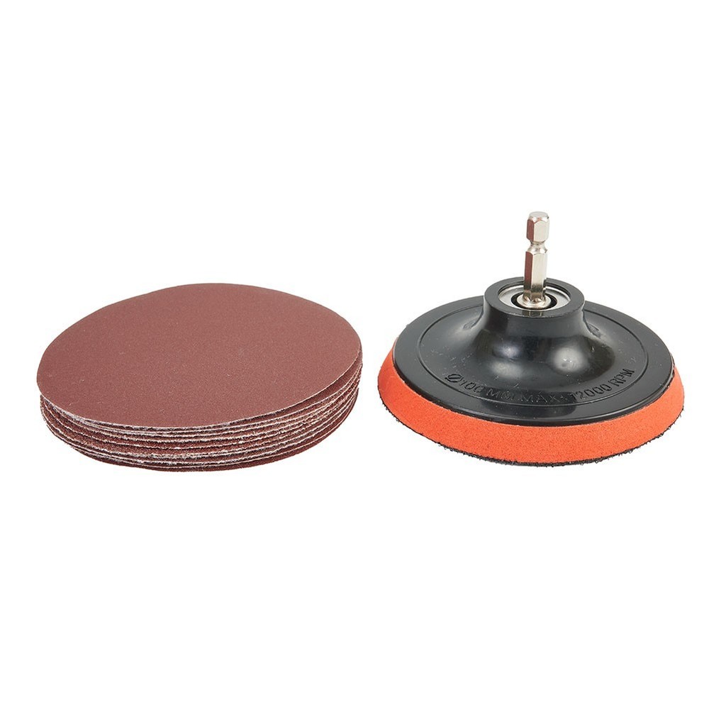 4inch Sanding Disc Aluminium Oxide Discs Hook&Loop Polyurethane Sanding
